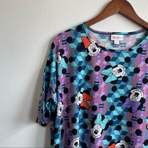 Minnie Mouse Top, Patterned Minnie Mouse Top, Long Disney Top